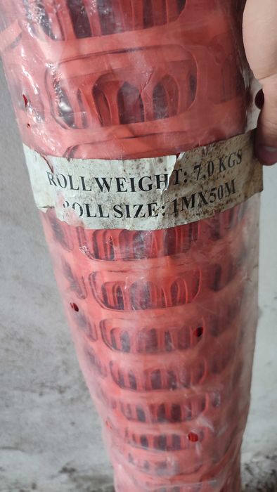 Siatka budowlana pomaranczowa 100mmx50m