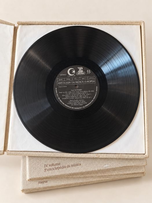 Antologia da Música Europeia – Coleção de Vinil em 8 Volumes
