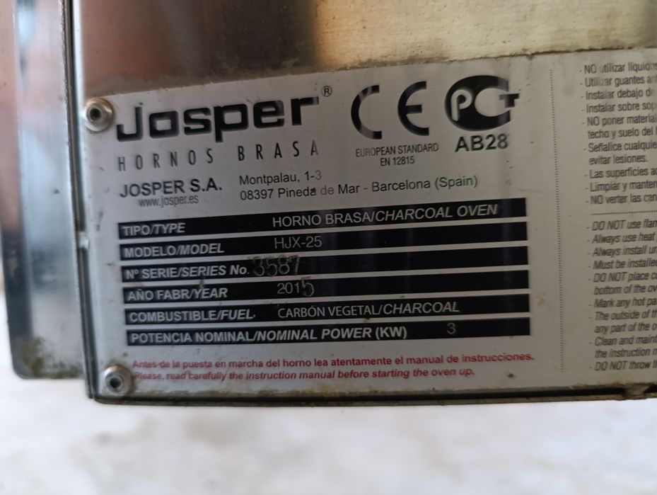 Піч гриль. Гриль на дровах. Josper. 25.Josper 25