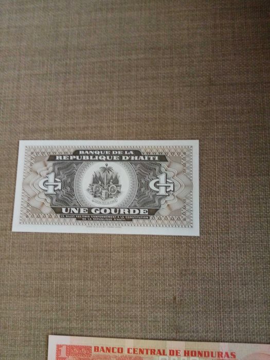 REPUBLIQE D´HAITI 1 Nota nova NÃO CIRCULADAS, conforme asfotos