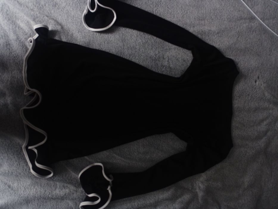 міні сукня з рюшами чорна