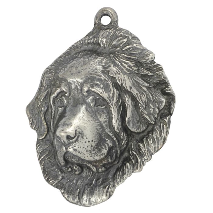 Mastif tybetański brelok posrebrzany Art-Dog