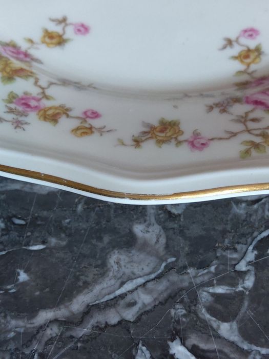 Johann Havilland.Trio porcelanowe.