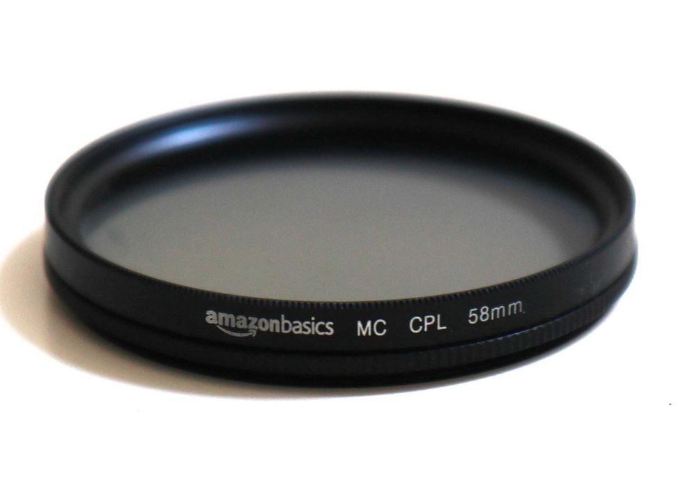 Filtro polarizador Amazonbasics MC CPL de 58mm
