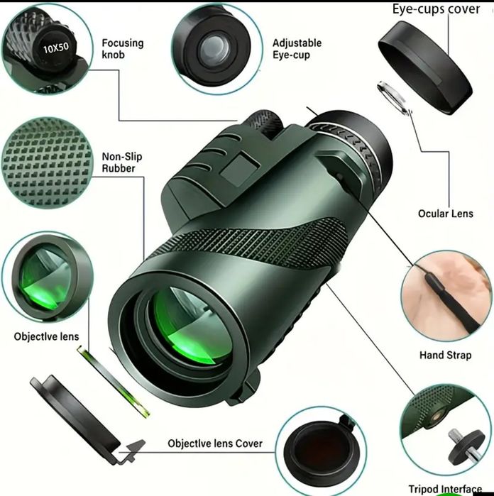 Monoculo HD 10x50