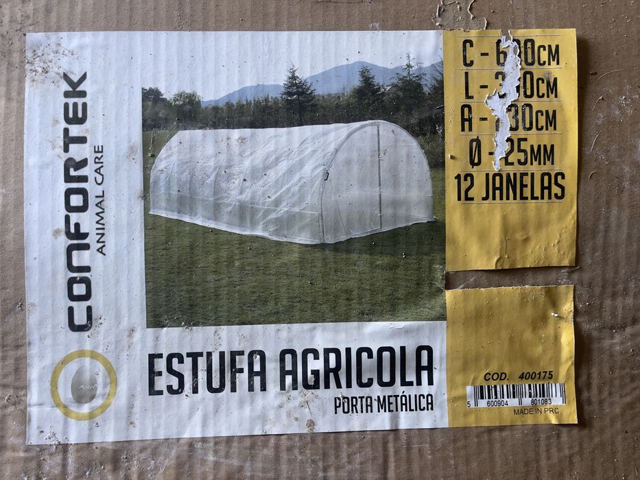 Vendo Estufa 6X3  Nova