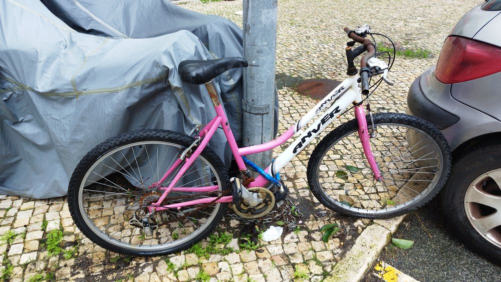 Bicicleta para peças
