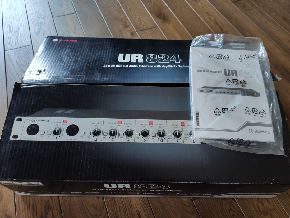 Steinberg UR824 interfejs audio USB + Cubase, stan idealny