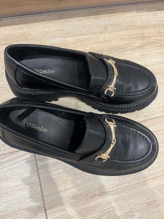 Czarne mokasyny Deezee r.37