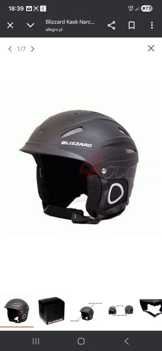 Blizzard Kask Narciasrki Firebird black XL