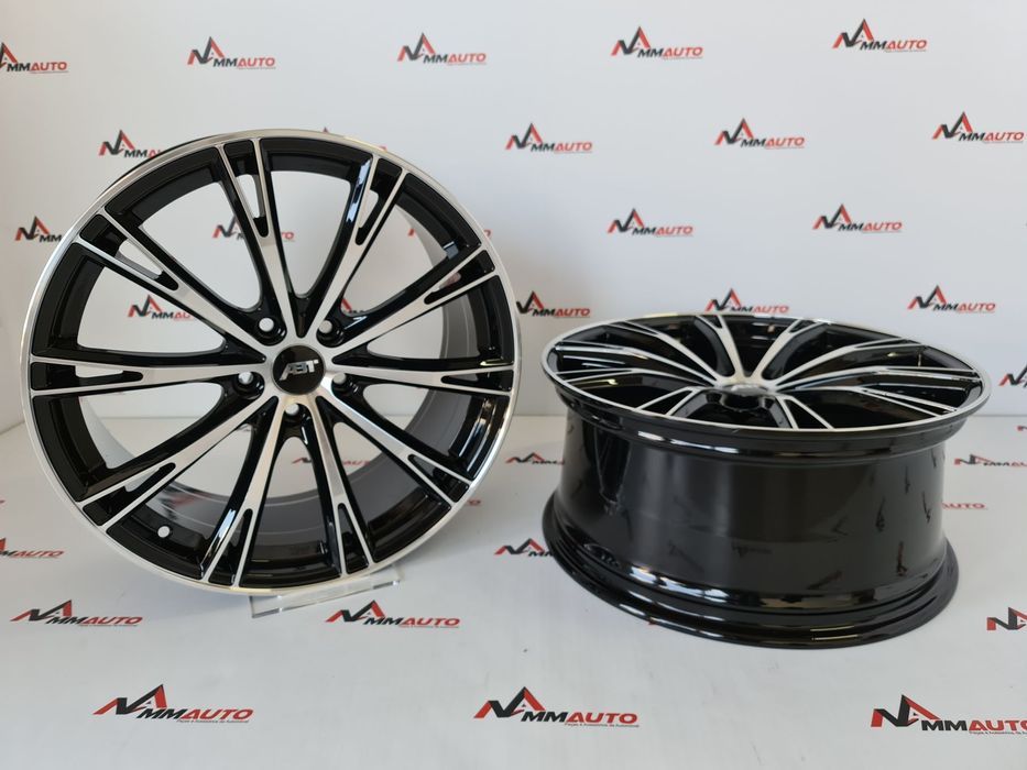 Jantes look Audi ABT Sport GR Preto Polido 19