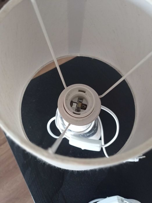 Conjunto de dois candeeiros branco/cinza HÔMA