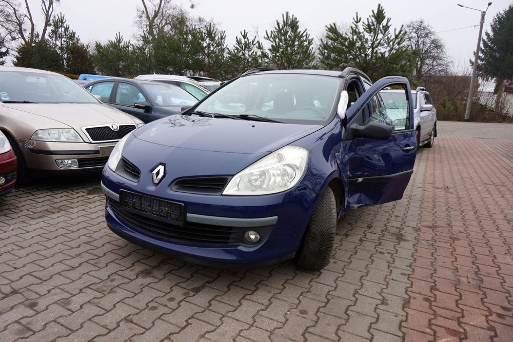RENAULT CLIO III PH1 KOMBI 2008 OV460 1.2 16V D4F740 75KM JH3176 GRANATOWY na części