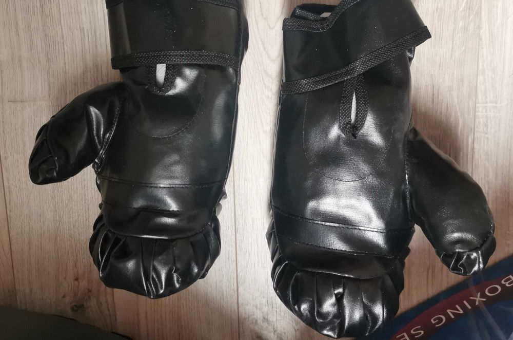 Worek treningowy dla dzieci 158 cm duży nadmuchiwany rękawice pompka