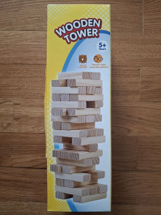 Torre de madeira 54 peças