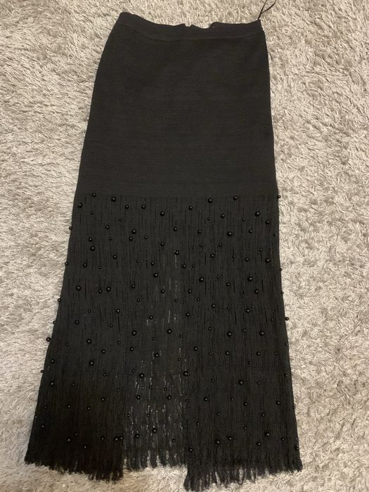 чорна юбка жіноча довга