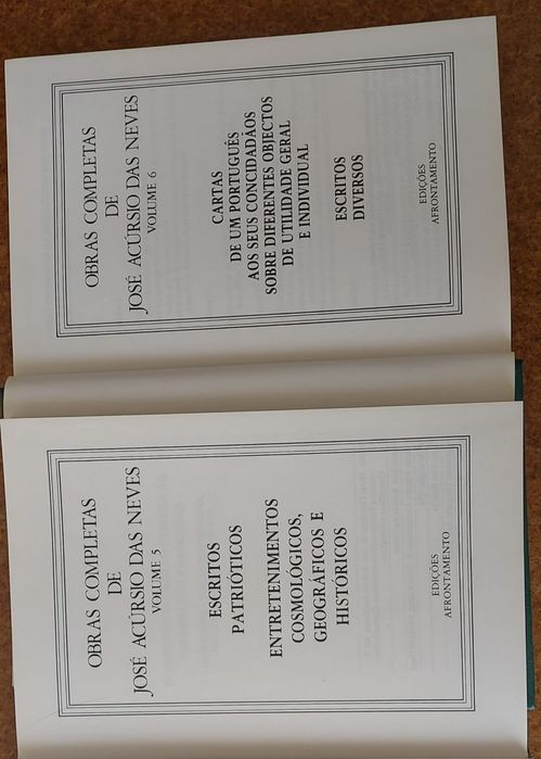 José Acúrsio das Neves - 6 livros novos na caixa original