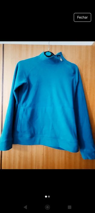 Camisola polar azul