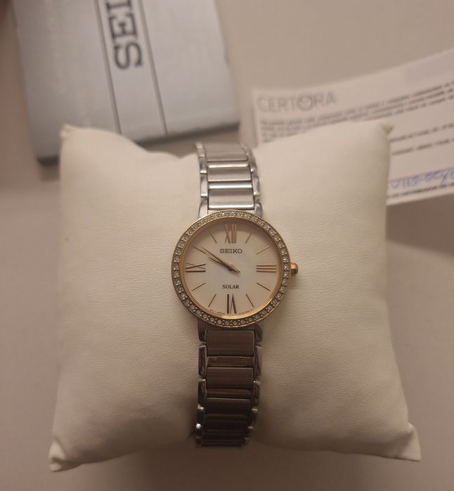 Seiko solar mulher