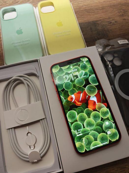iPhone 12 Mini 5.4" 256GB Red Como Novo, Aceito Retomas