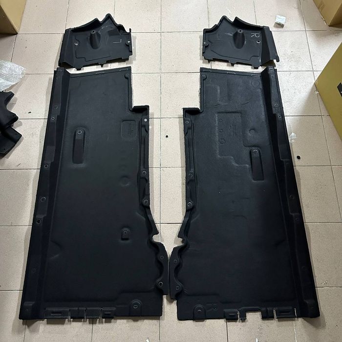 Захист днища audi a6 c7 защита днища ауді а6 с7 войлок бічний