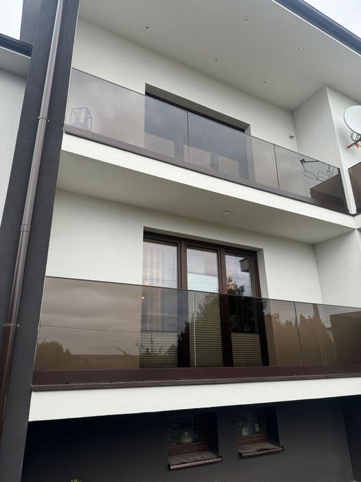 Balustrada szklana ,barierka na balkon, schody,balkon francuski,