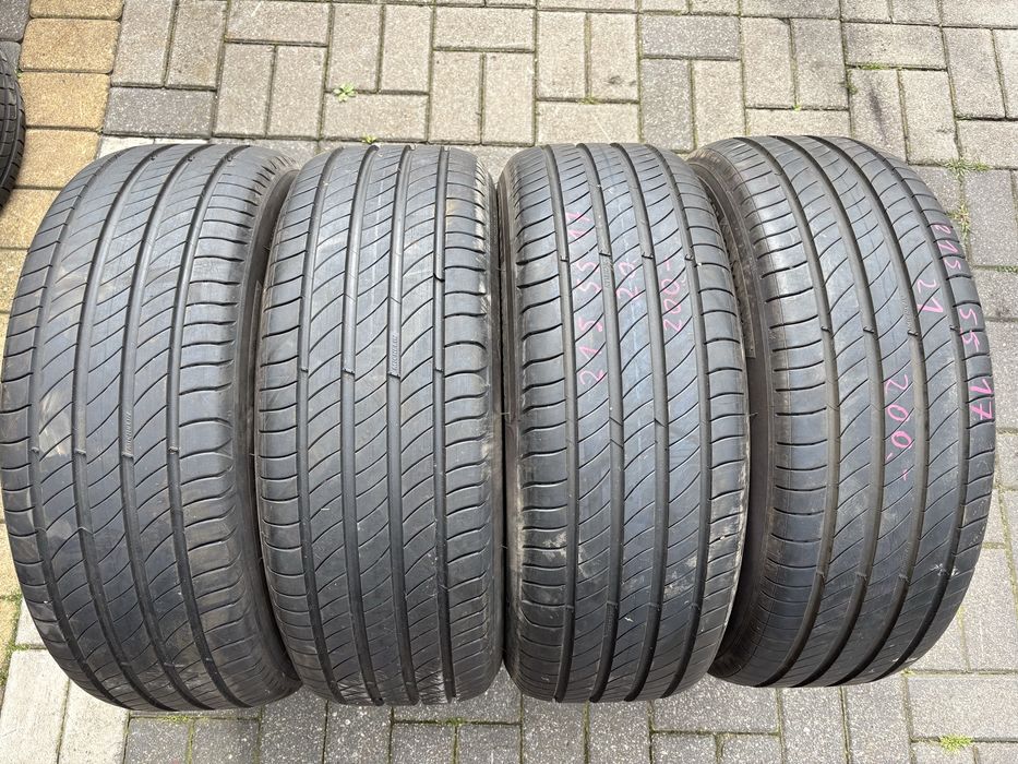 Komplet opon letnich Michelin 215/55/17 ( super stan)