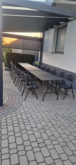 Wynajmę stół i krzesła cateringowe