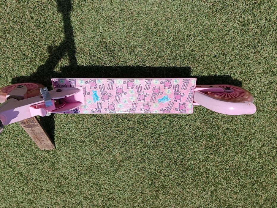 Trotinete Infantil Dobrável Rosa | Pink Foldable Kids Scooter