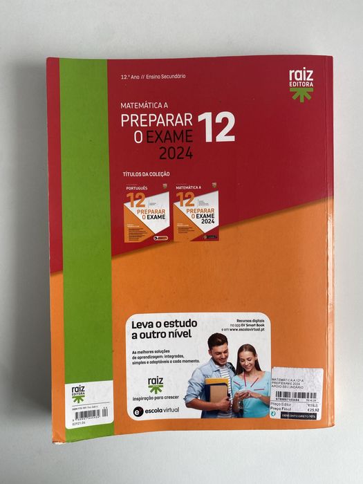 Preparar o Exame 2024 - Matemática A - 12.º Ano, Raiz Editora