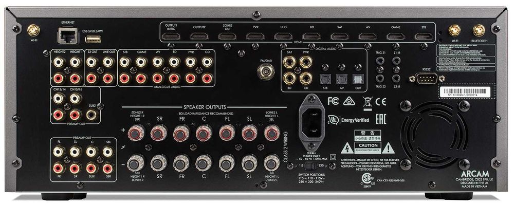 Arcam AVR21 amplituner kina domowego 7.1.4 Dolby ATMOS 4K HDMI odsłuch