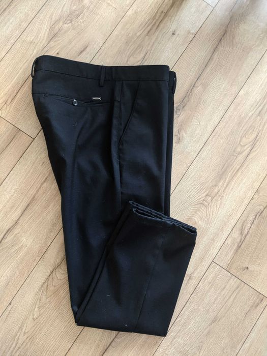 Spodnie męskie 37/34 elastyczne Discrete eleganckie pas94