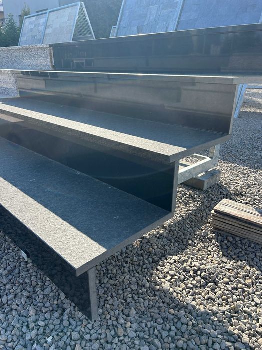 Płytki granitowe czarne 60x60x2 taras