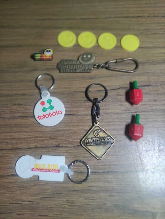 Porta Chaves e material publicitário
