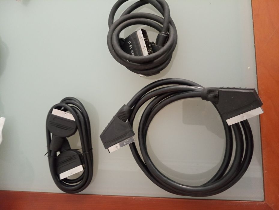 Cabos Scart Coaxial e Ethernet  - NOVOS
