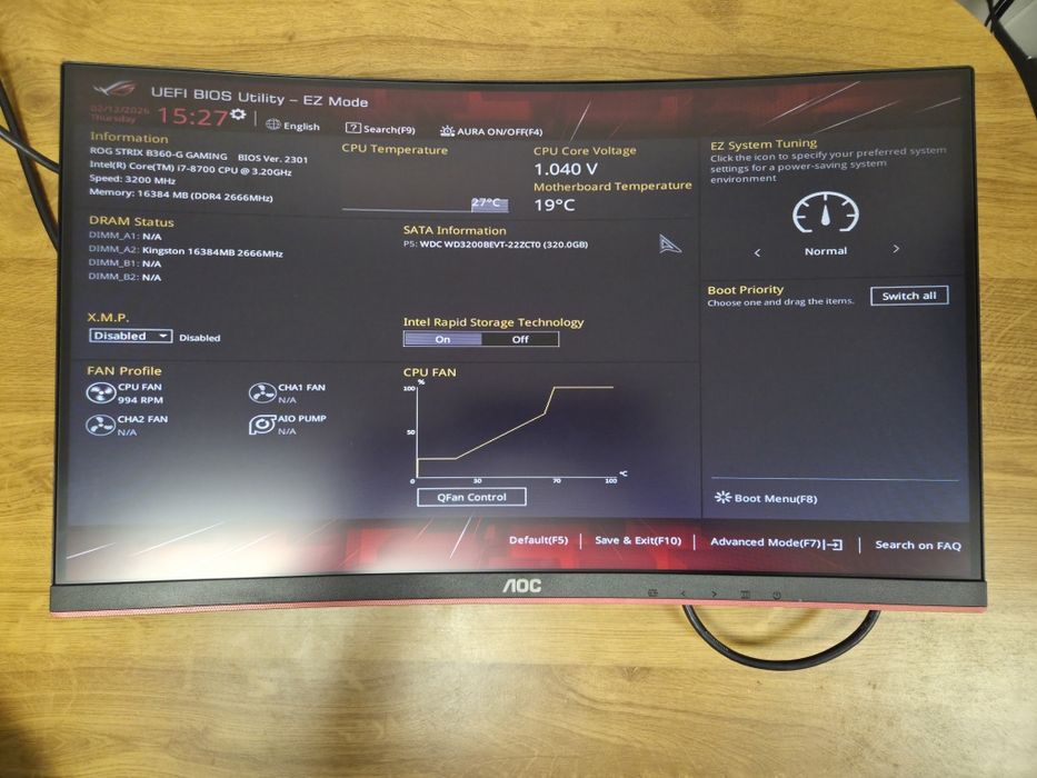 Monitor Gaming AOC C24G1 24" Curvo 144Hz (Sem Suporte/Pé)