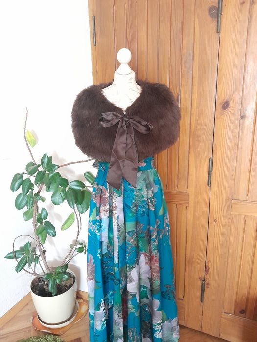 Etola, futerko, kołnierz, szal jesienny, zimowy, elegancki