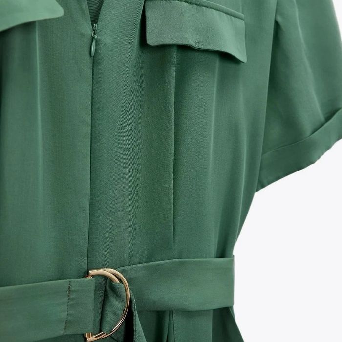 Жіночий комбінезон Zara XL зеленого кольору