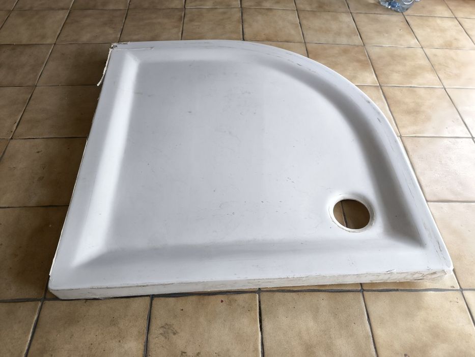 Vendo Base de Duche Quarto de Lua em Resina 90x90x7cm