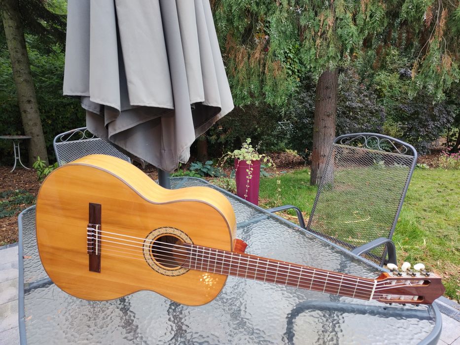 Flamenco guitar Strunal Schoenbach Amada LG51 gitara klasyczna Cypress