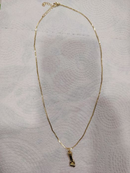 20€ fio 25,cm com mão de figa  banho a ouro 24k entrego em Rio tinto o