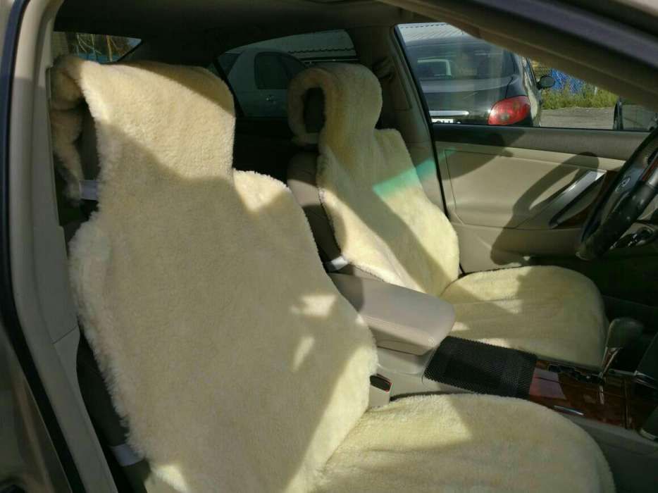 Теплі накидки для авто (60см ширина) / Чохли на сидіння овчина хутро