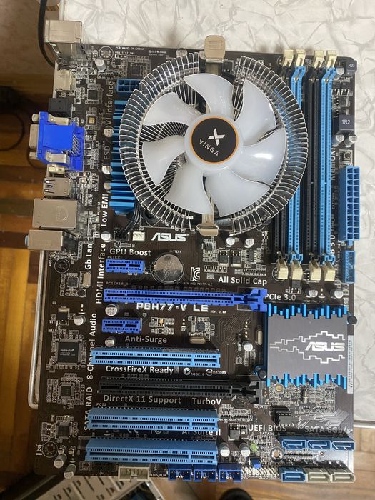 Материнська плата P8H77-V LE з дефектом