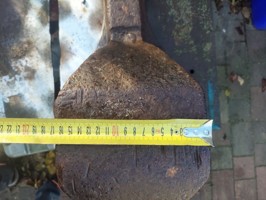 Duże stare imadło 170 mm