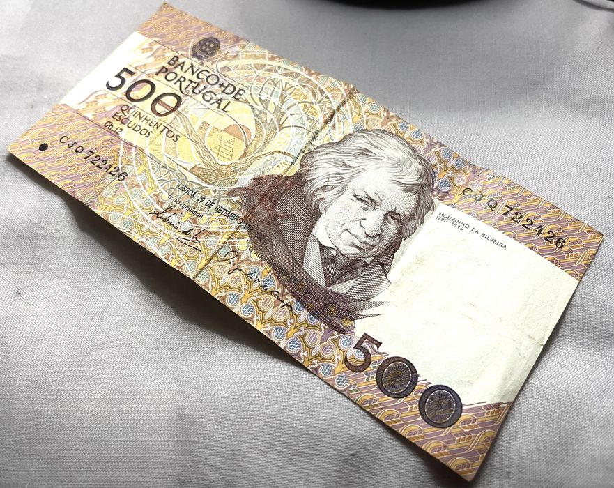 Nota de 500 escudos “1994” Mouzinho da Silveira