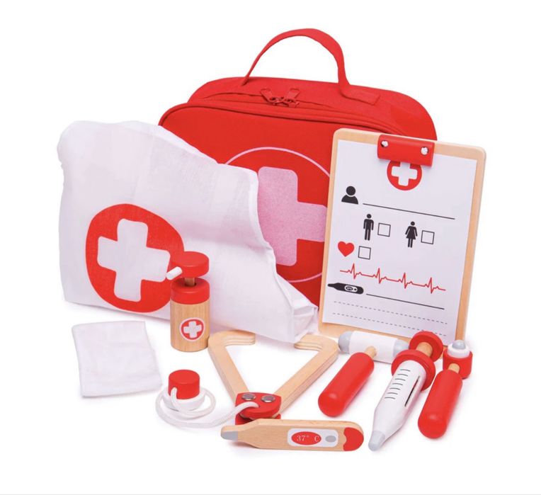 Деревʼяний набір лікаря для дітей Bigjigs Toys Англія