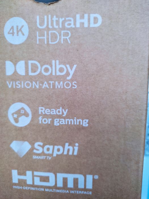 TV Philips 65 cali Smart TV 4K nowy