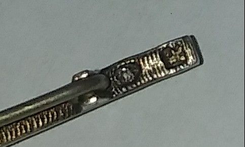 Warmet stara broszka srebro bursztyn