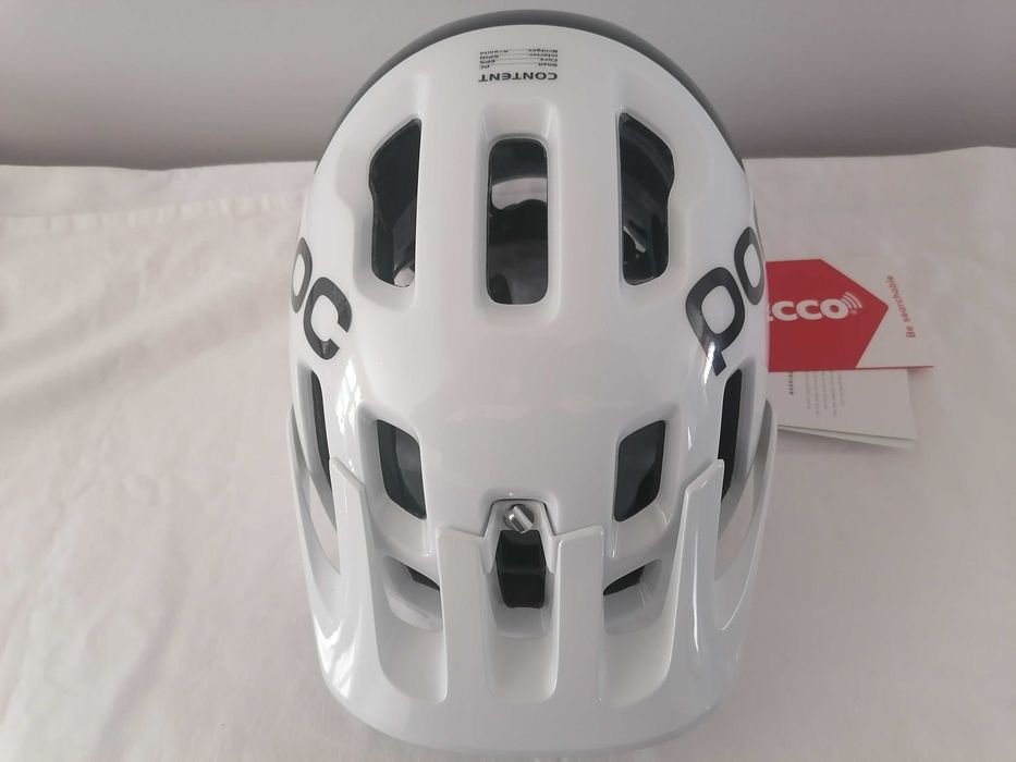 Kask rowerowy Poc Tectal Race Spin Hydrogen White Black XS/S 51-54cm