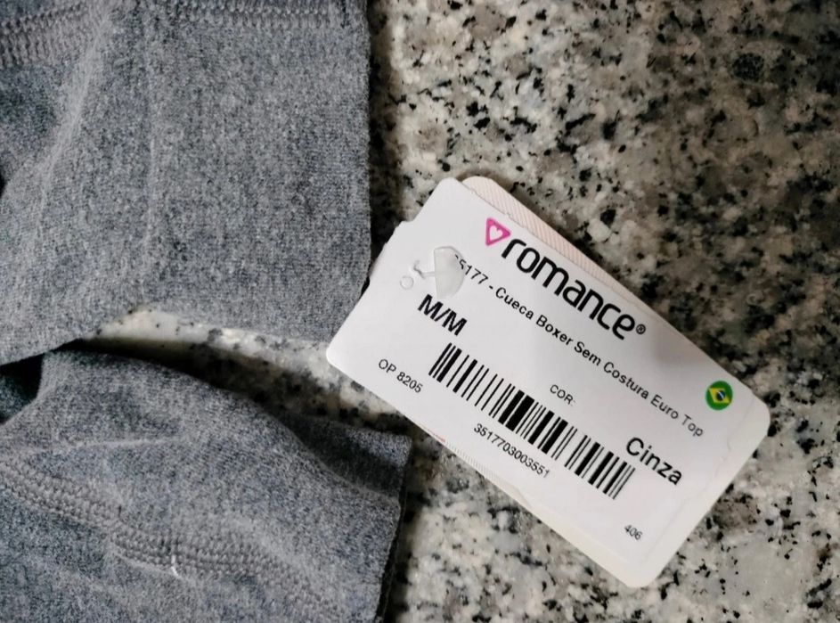 Boxer euro top sem costura homem - Novo